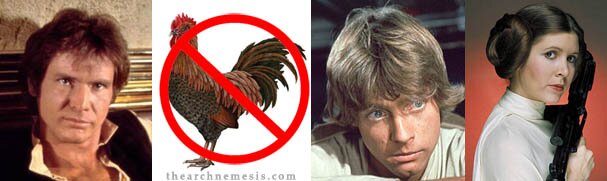 Luke cockblocks Han to Leia