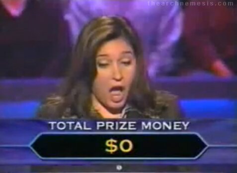 Millionaire total fail