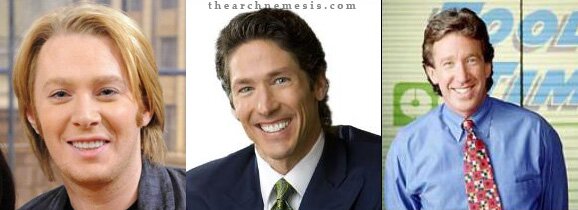 Joel Osteen Tim Allen, Clay Aiken