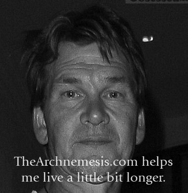 Patrick Swayze tasteless ad