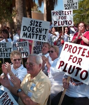 Protest for Pluto