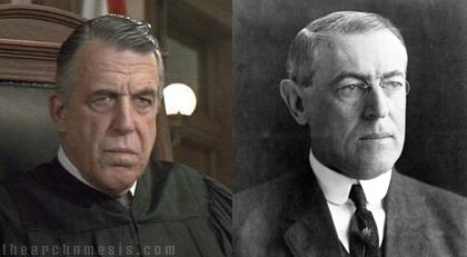 Woodrow WIlson lookes lIke Judge Haller My Cousin Vinny