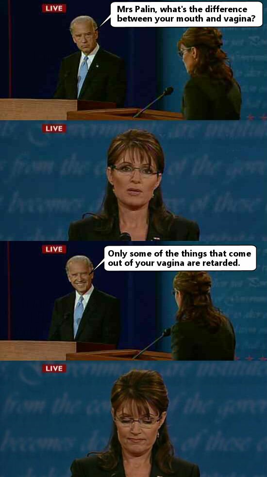 Biden Palin Retarded