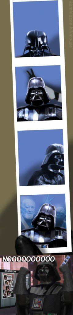Darth Vader photo booth