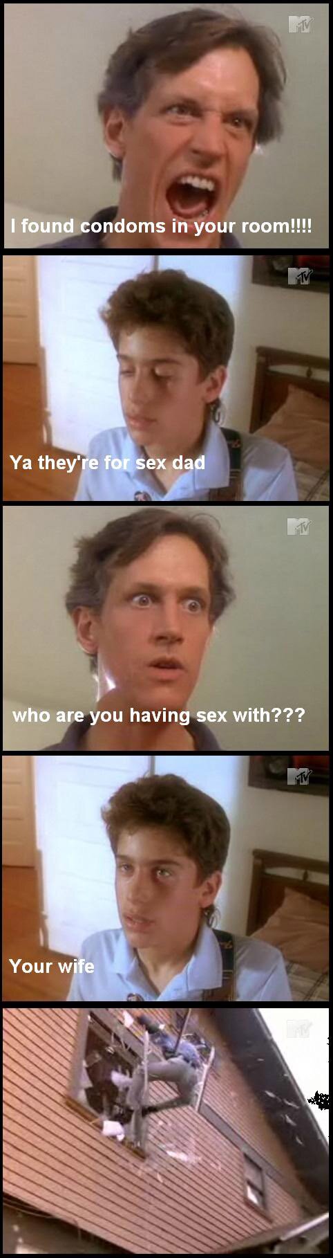 found condoms in your room