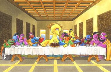 Last Supper Sesame Street