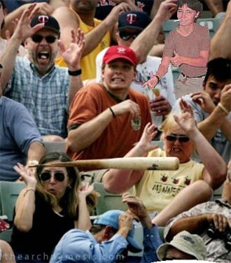 Lynndie Baseball bat fans