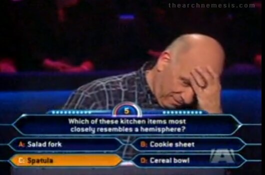 Millionaire fail hemisphere