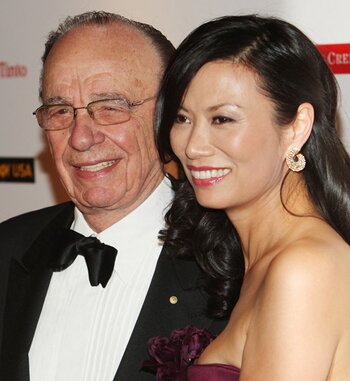 Rupert Murdoch and Wendi Deng